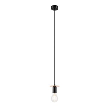 Suspension filaire ANGELINA 1xE27/60W/230V hêtre
