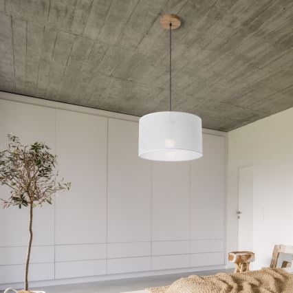Suspension filaire ANTONIO 1xE27/60W/230V chêne