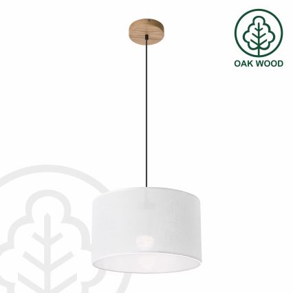 Suspension filaire ANTONIO 1xE27/60W/230V chêne