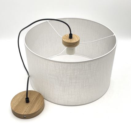 Suspension filaire ANTONIO 1xE27/60W/230V chêne