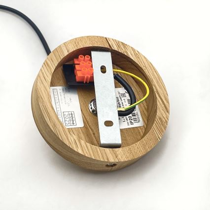 Suspension filaire ANTONIO 1xE27/60W/230V chêne