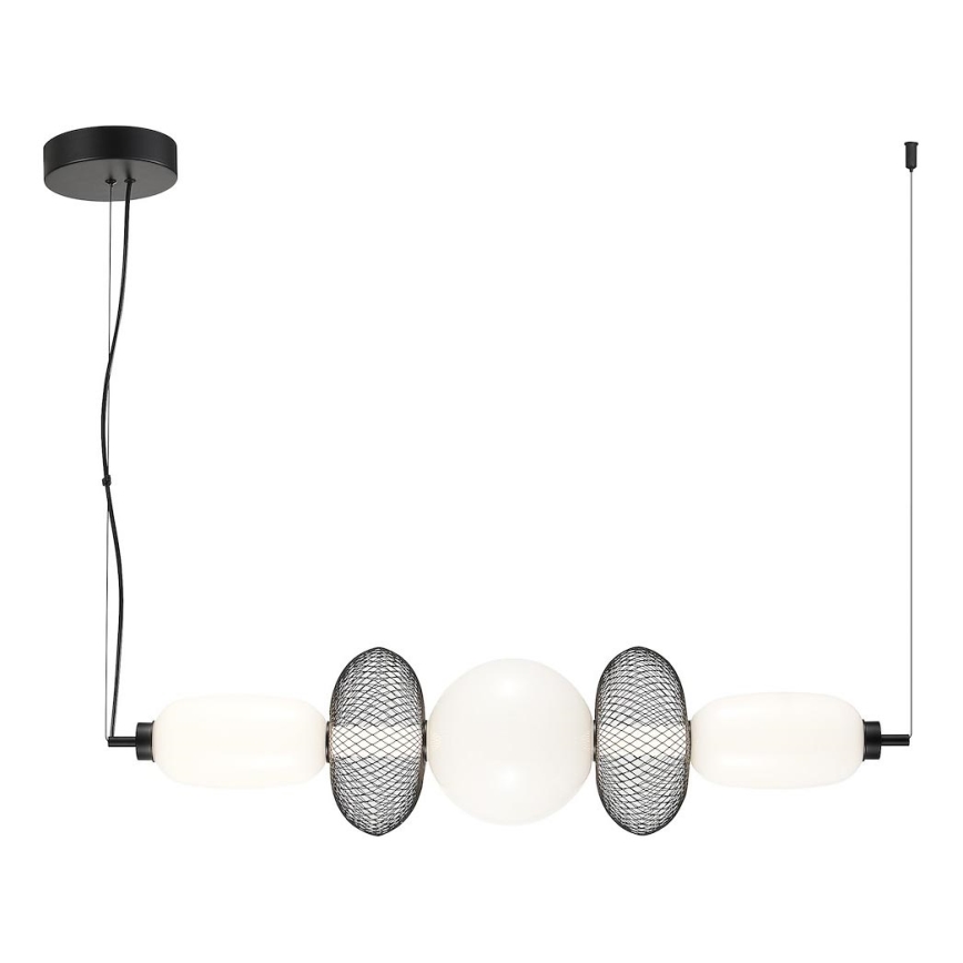 Suspension filaire ARAME LED/32W/230V noir