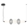 Suspension filaire ARAME LED/32W/230V noir