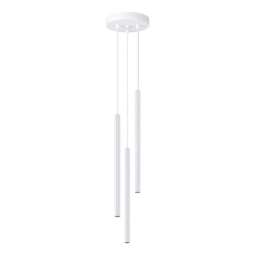 Suspension filaire ARCHE 3xG9/8W/230V blanc