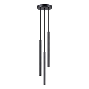 Suspension filaire ARCHE 3xG9/8W/230V noir