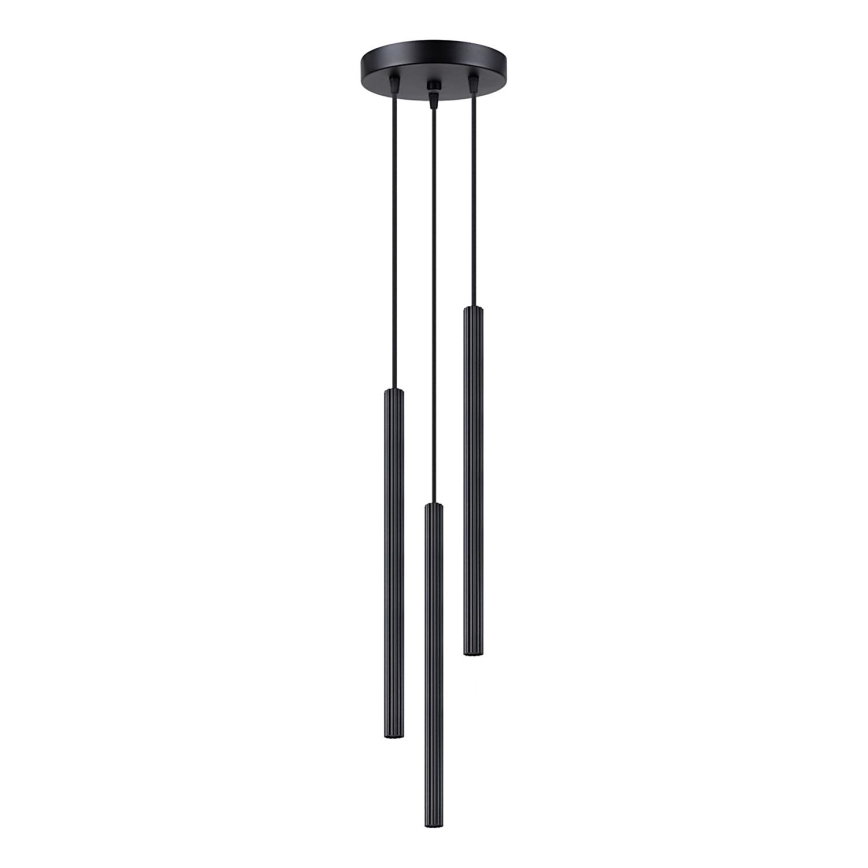 Suspension filaire ARCHE 3xG9/8W/230V noir