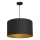 Suspension filaire ARDEN 1xE27/60W/230V d. 40 cm noir/doré