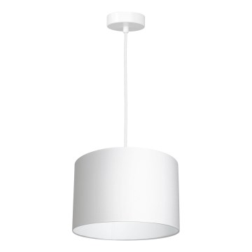 Suspension filaire ARDEN 1xE27/60W/230V diam. 25 cm blanc