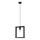 Suspension filaire ARIES 1xE27/15W/230V hêtre/wenge
