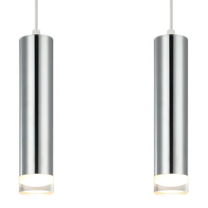 Suspension filaire ARMIN 1xGU10/10W/230V chrome brillant