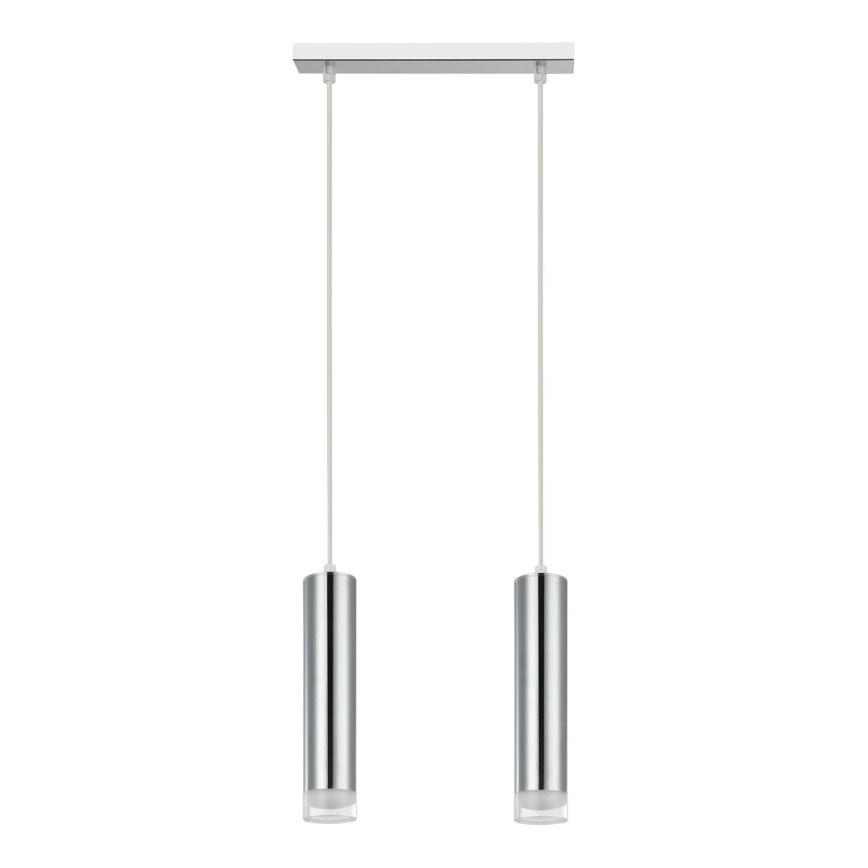 Suspension filaire ARMIN 2xGU10/10W/230V chrome brillant