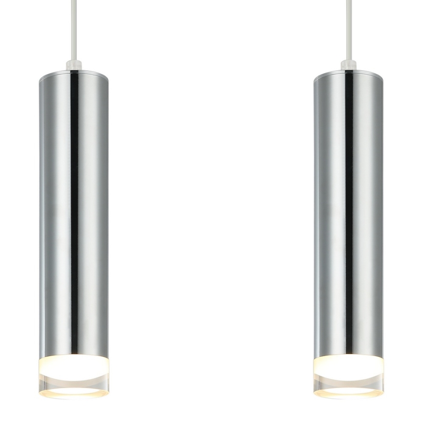 Suspension filaire ARMIN 2xGU10/10W/230V chrome brillant