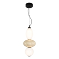 Suspension filaire ASCOLI LED/18W/230V d. 20 cm beige