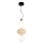 Suspension filaire ASCOLI LED/18W/230V d. 20 cm beige