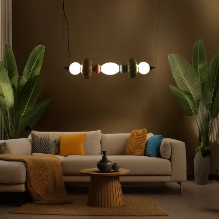 Suspension filaire ASCOLI LED/24W/230V coloré