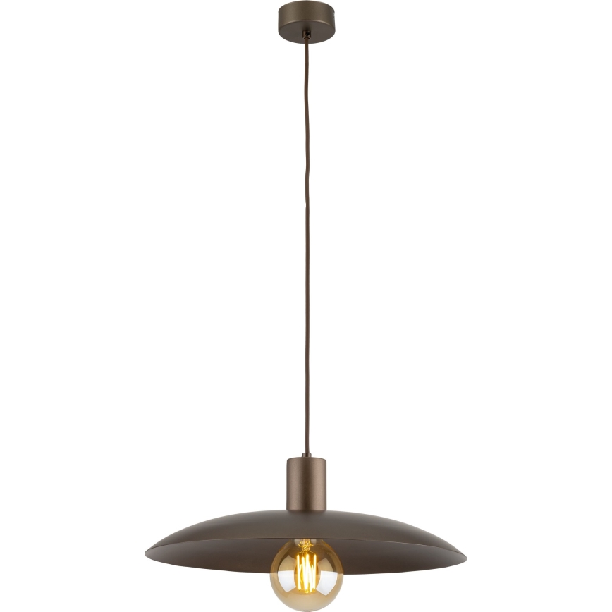 Suspension filaire ASTRA 1xE27/15W/230V d. 41 cm marron
