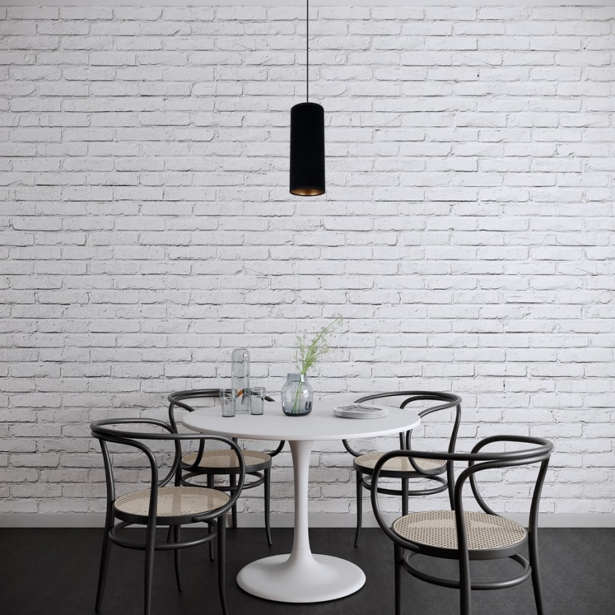 Suspension filaire AVALO 1xE27/60W/230V noir