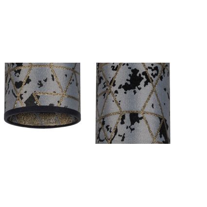 Suspension filaire AVALO 3xE27/60W/230V araignée gris/noir