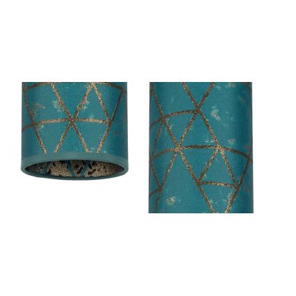 Suspension filaire AVALO 3xE27/60W/230V araignée turquoise/doré