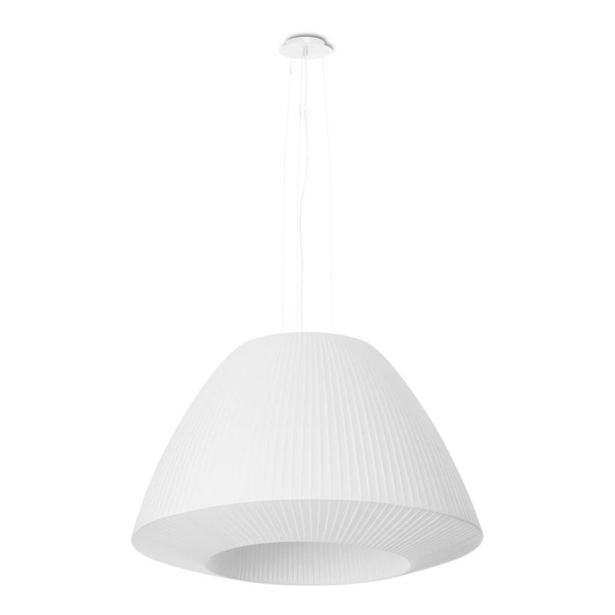 Suspension filaire BELLA 3xE27/60W/230V d. 60 cm blanche