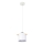 Suspension filaire BODO 1xE27/60W/230V blanc