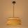 Suspension filaire BOHO 1xE27/60W/230V d. 40 cm beige