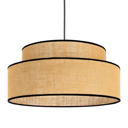 Suspension filaire BOHO 1xE27/60W/230V d. 40 cm beige