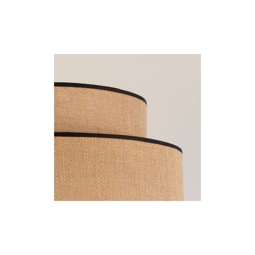 Suspension filaire BOHO 1xE27/60W/230V d. 40 cm beige