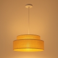 Suspension filaire BOHO 1xE27/60W/230V d. 40 cm beige