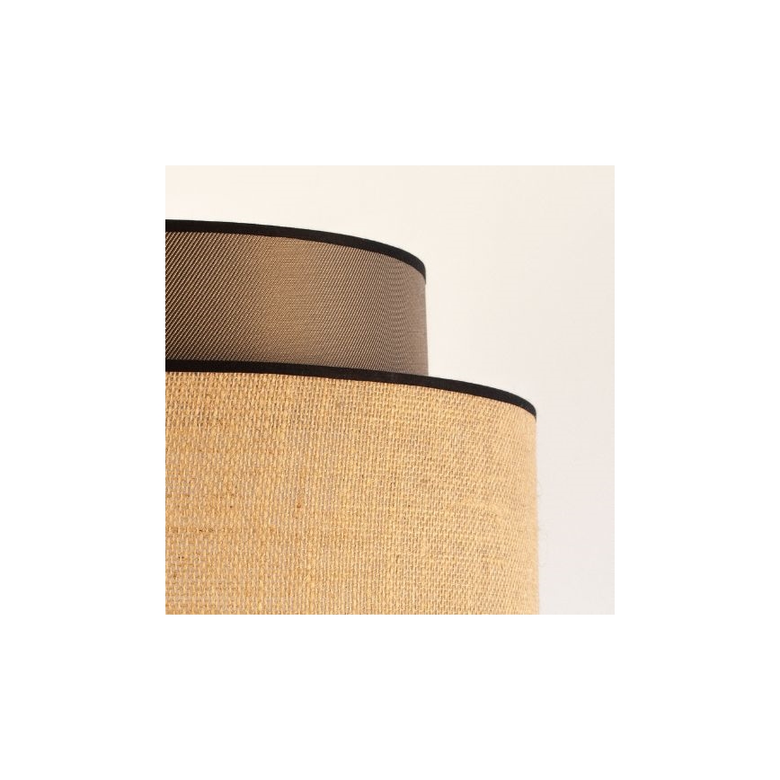 Suspension filaire BOHO 1xE27/60W/230V d. 40 cm marron/beige