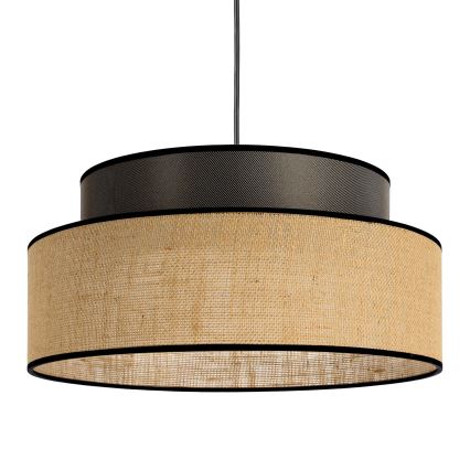 Suspension filaire BOHO 1xE27/60W/230V marron/beige