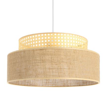 Suspension filaire BOHO 1xE27/60W/230V rotin