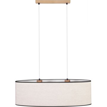 Suspension filaire BOHO 2xE27/40W/230V chêne