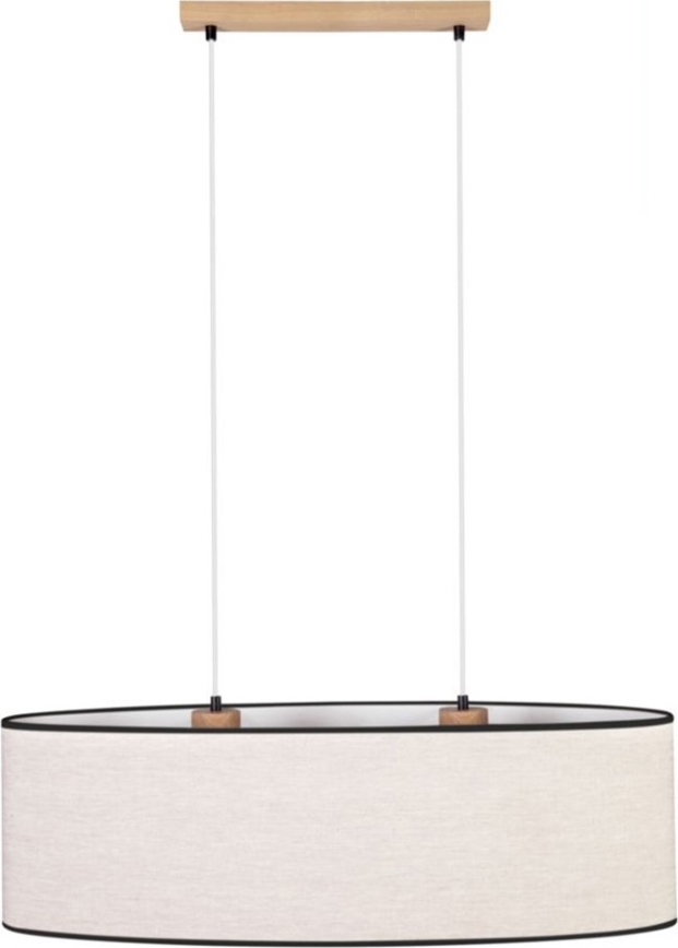 Suspension filaire BOHO 2xE27/40W/230V chêne