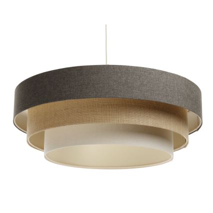 Suspension filaire BOHO TRINITI 1xE27/60W/230V gris/beige/crème