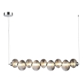 Suspension filaire BOLLA LED/32W/230V chrome brillant/fumé