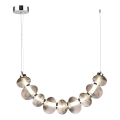 Suspension filaire BOLLA LED/36W/230V chrome brillant/fumé