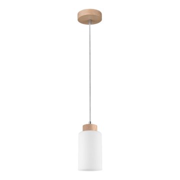 Suspension filaire BOSCO 1xE27/60W/230V chêne