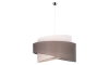 Suspension filaire BROOKLYN 1xE27/40W/230V grise/beige/blanche