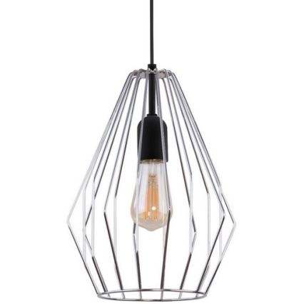 Suspension filaire BRYLANT 1xE27/60W/230V chrome brillant