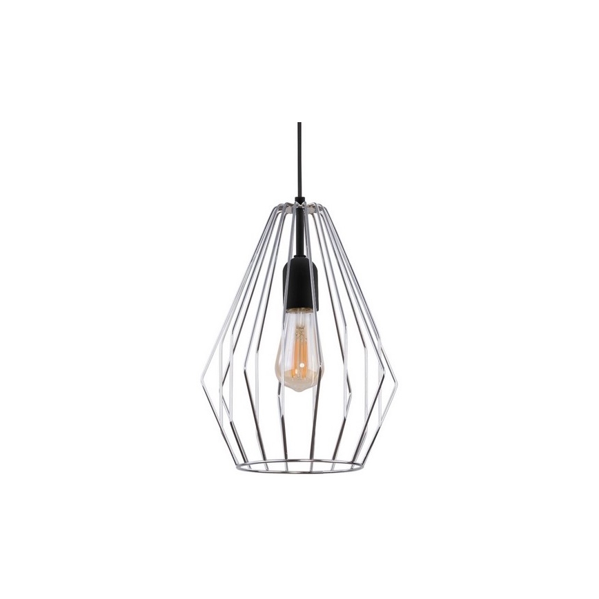 Suspension filaire BRYLANT 1xE27/60W/230V chrome brillant