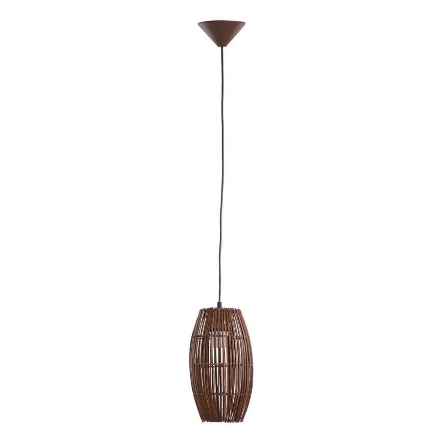 Suspension filaire BURI 1xE27/15W/230V marron