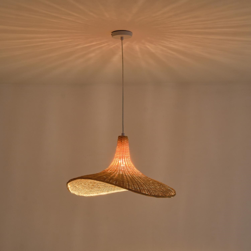 Suspension filaire CALYPSO 1xE27/40W/230V bambou