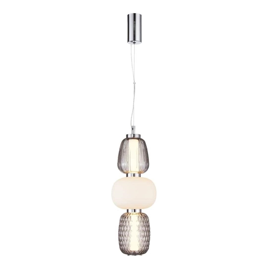 Suspension filaire CARO LED/28W/230V chrome brillant