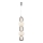 Suspension filaire CARO LED/40W/230V chrome brillant