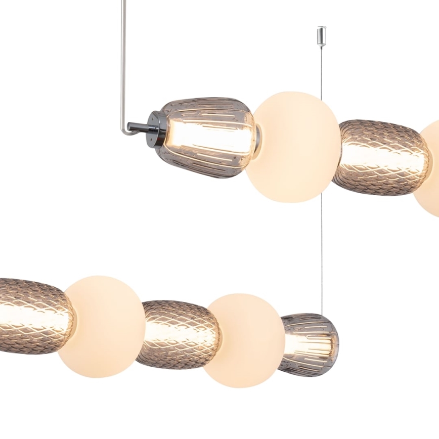 Suspension filaire CARO LED/42W/230V chrome brillant