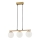 Suspension filaire CARRINE 3xE14/40W/230V marron