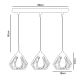 Suspension filaire CEED 3xE27/60W/230V blanc