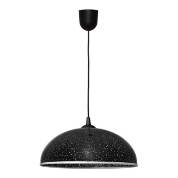 Suspension filaire CIRCLE 1xE27/15W/230V noire