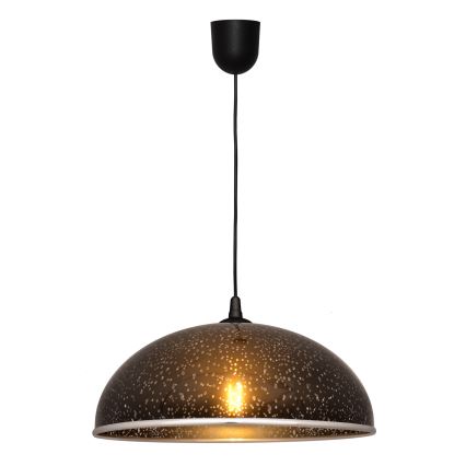 Suspension filaire CIRCLE 1xE27/15W/230V noire